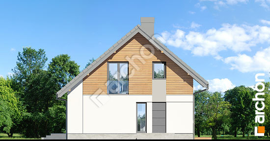 Бочний фасад Будинок в журавках 6 (В)