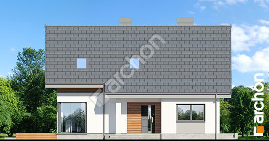 Передній фасад Будинок в журавках 6 (В)