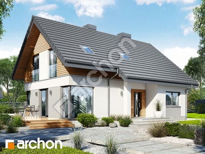 Проект дома ARCHON+ Дом в журавках 6 (В) 