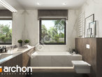 Проект будинку ARCHON+ Будинок в підсніжниках 17 (Г2Е) візуалізація ванни (візуалізація 3 від 2)