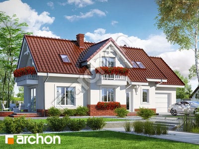 Проект дома ARCHON+ Дом в люпине вер.2 