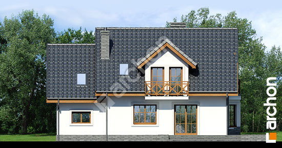 Дворовий фасад Будинок в рододендронах 6 (Т)