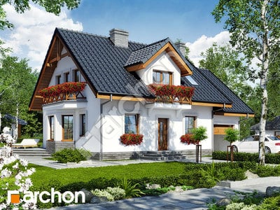 Проєкт будинку ARCHON+ Будинок в рододендронах 6 (Т) 