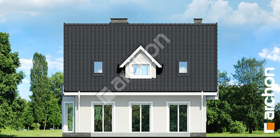 Дворовой фасад Дом в завильцах вер.2