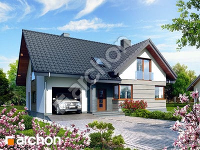 Проект дома ARCHON+ Дом в спатифиллуме вер.2 