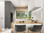 Проект дома ARCHON+ Дом в альвах 6 (Г2 визуализация кухни 1 вид 1