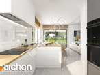 Проект дома ARCHON+ Дом в альвах 6 (Г2 визуализация кухни 1 вид 2