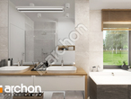 Проект дома ARCHON+ Дом в альвах 6 (Г2 визуализация ванной (визуализация 3 вид 1)