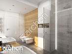 Проект дома ARCHON+ Дом в альвах 6 (Г2 визуализация ванной (визуализация 3 вид 2)