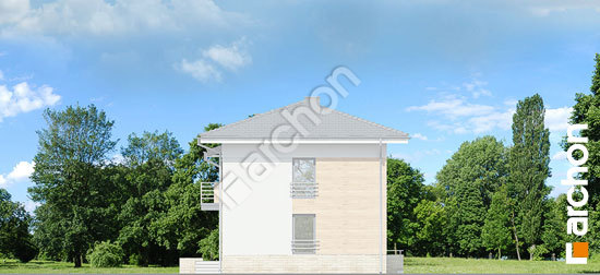 Боковой фасад Дом в мирте 3 (B) вер.3