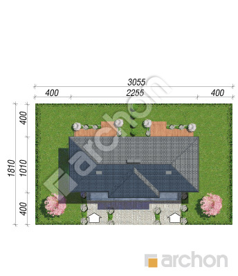 Проєкт будинку ARCHON+ Вілла Констанція (Р2) Ситуація