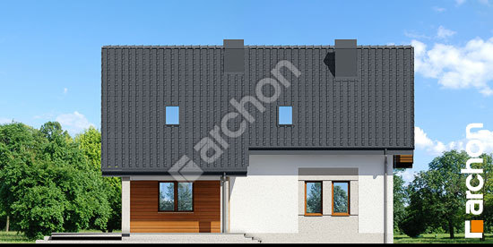 Дворовой фасад Дом в яблонках 3