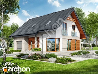 Проект дома ARCHON+ Дом в яблонках 3 