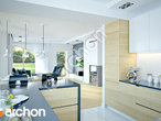 Проект дома ARCHON+ Дом в зефирантесе 2 (Г2)  визуализация кухни 1 вид 2