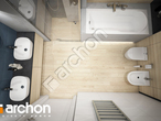 Проект будинку ARCHON+ Будинок в зефірантесі 2 (Г2) візуалізація ванни (візуалізація 3 від 4)