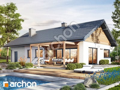 Проект дома ARCHON+ Дом в мекинтошах 9 (Г) 