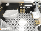 Проект дома ARCHON+ Дом в чернушке 2 (Г2) вер.2 визуализация ванной (визуализация 1 вид 5)