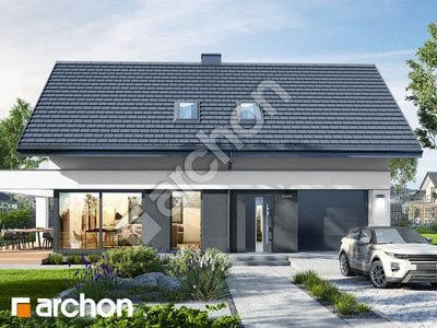 Проект дома ARCHON+ Дом в шишковиках 