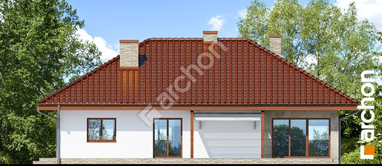 Дворовий фасад Будинок в сантолінах 2