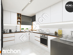 Проект дома ARCHON+ Дом в сантолинах 2 визуализация кухни 1 вид 1