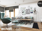 Проект будинку ARCHON+ Будинок в сантолінах 2 денна зона (візуалізація 1 від 2)