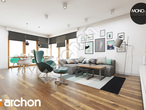 Проект будинку ARCHON+ Будинок в сантолінах 2 денна зона (візуалізація 1 від 7)