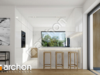 Проект дома ARCHON+ Дом в фаворитках визуализация кухни 1 вид 1