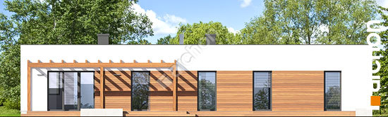 Дворовой фасад Дом в плюмериях 3 (Г)