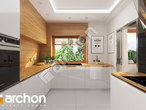 Проект дома ARCHON+ Дом в терновнике визуализация кухни 1 вид 1