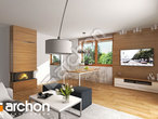 Проект будинку ARCHON+ Будинок в терні денна зона (візуалізація 1 від 3)
