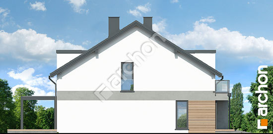 Бочний фасад Будинок під горіховим деревом (Б)