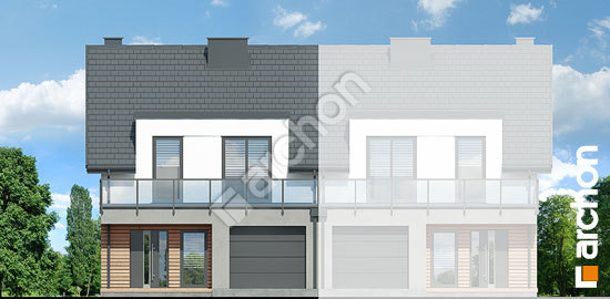 Передній фасад Будинок під горіховим деревом (Б)