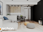 Проект дома ARCHON+ Дом в фиалках 5 (Р2Б) дневная зона (визуализация 1 вид 4)