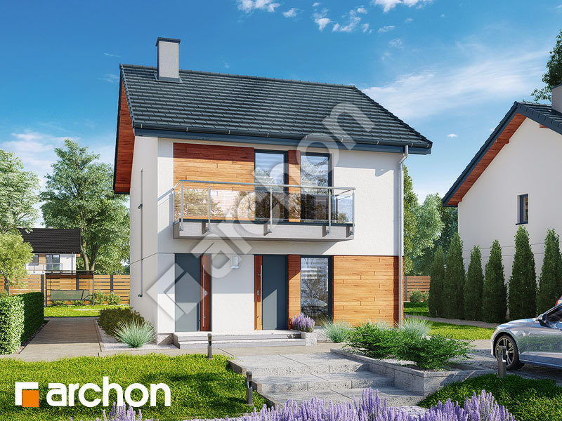 Проект будинку ARCHON+ Будинок в фіалках (Р2Е)      Вид 1