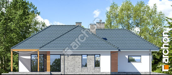 Боковой фасад Дом в исменах 2 (Г2)