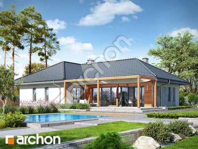 Проект будинку ARCHON+ Будинок в ісменах 2 (Г2) Вид 2