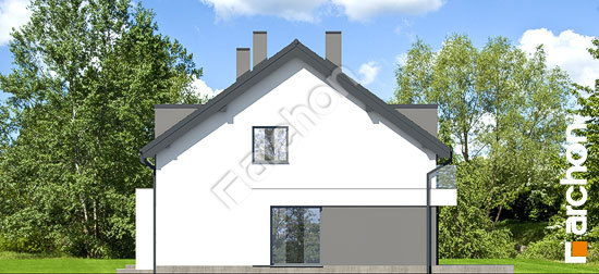 Бочний фасад Будинок в нарцисах 4 (Р2)