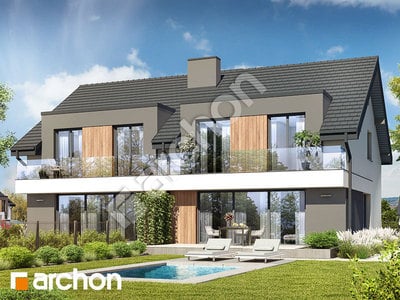 Проект будинку ARCHON+ Будинок в нарцисах 4 (Р2) Вид 2