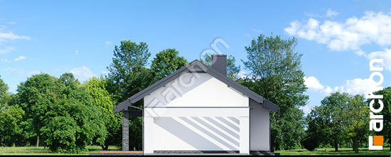 Боковой фасад Дом в плюмериях 4