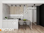 Проект дома ARCHON+ Дом в фиалках 4 (Р2Б) визуализация кухни 1 вид 1