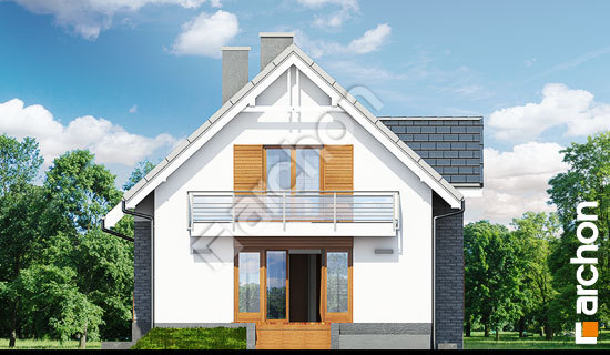 Дворовой фасад Дом в ракитнике (Н)