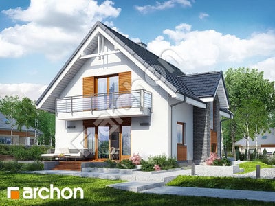 Проект будинку ARCHON+ Будинок в рокітнику (Н) Вид 2