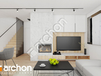 Проект будинку ARCHON+ Будинок в ізопірумі денна зона (візуалізація 1 від 1)