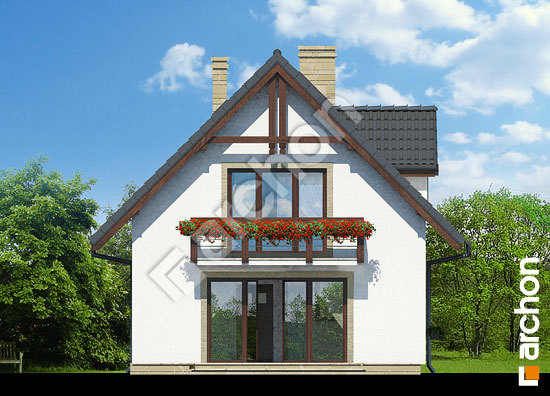 Дворовий фасад Будинок на пагорбі вер. 2