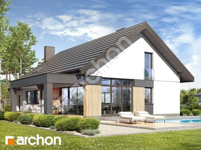 Проект дома ARCHON+ Дом в мекинтошах 14 (Г) Вид 2