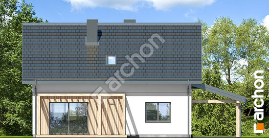 Дворовой фасад Дом в хлорофитуме 18