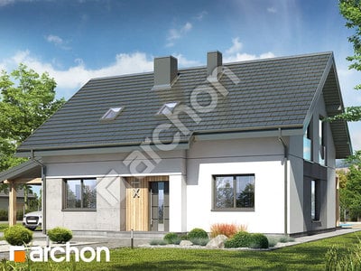 Проєкт будинку ARCHON+ Будинок в хлорофітумі 18 