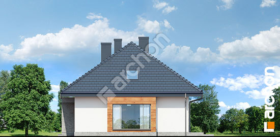 Боковой фасад Дом под красной рябиной 18