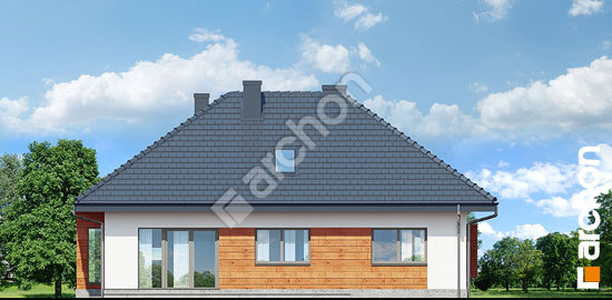 Дворовой фасад Дом под красной рябиной 18