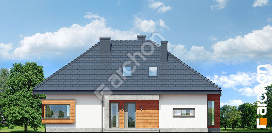 Передній фасад Будинок під червоною горобиною 18